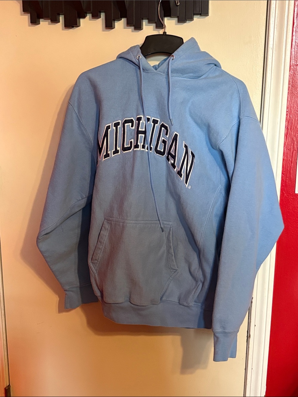 Steve & Barry's Light Blue Michigan Hoodie